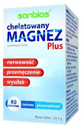 Magnesium pluss 60 tabletter SANBIOS